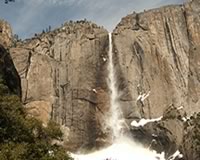 De watervallen van Yosemite