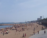 Stranden van Barcelona